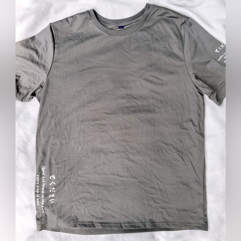 SHEIN Large Gray Lightweight Shirt